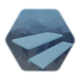 Canteen 1x Bench & Table
