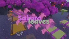 Sakura leaves