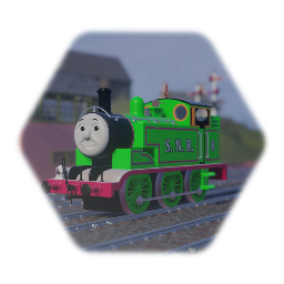 Jonathon the Cheery Green Engine