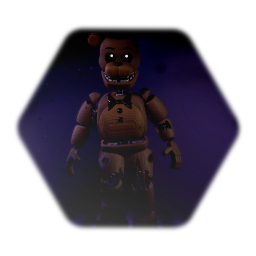 Withered Golden Freddy Fazbear