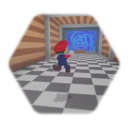 Wario apparition Hallway But toady sucks!