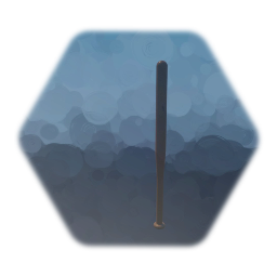 Weathered baseball bat