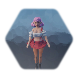 Remix of Plaid skirt with tube top