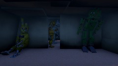 Fnaf: dimensions: fnaf 1: escape broken witherd chica and endo