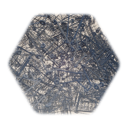 Wall of shopping carts / trolleys