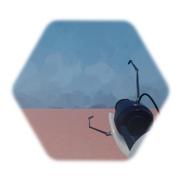 first person with a portal gun.