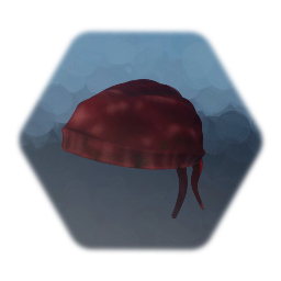 Old Red Pirate Bandana