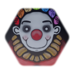 Clown painting