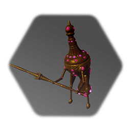 Lancer brass golem