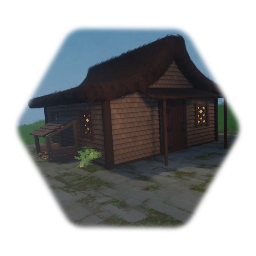 Wood Cabin with interior