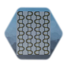 Wallpaper Geometric White Yellow Black Retro 70's 2