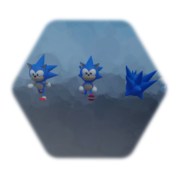 Sonic super blast character spright animation