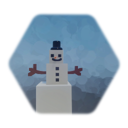 Snow block man enemy