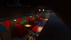 Mario snd sonic in train