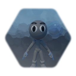 Stickman with eyes and emotions