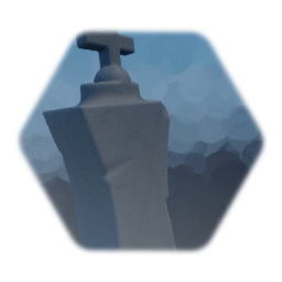 Pierre tombale 4 / Grave stone - Cross