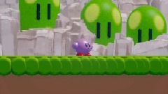 Kirby in dk country style animation