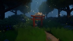Temple on the lofi hill