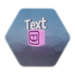 My new gadget | 3d text displayer | <term>custom gadget