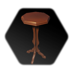 small octagon side table