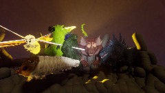 Ремикс: Godzilla VS Baragon 2003 Bowser Presents Posters