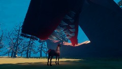 Der zweite Gyaos frisst Pferd!