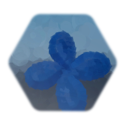 Small Blue Flower Painting