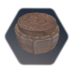 Ancient floor button