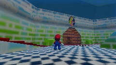 Super Mario 64 PS5 Game Test - Castle Interior