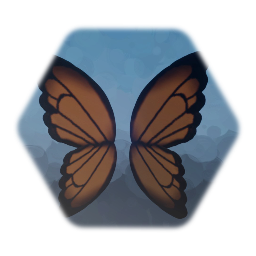 Miss Molecule's butterfly wings