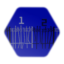 Wrought Iron Fence (Damage Variant #2)