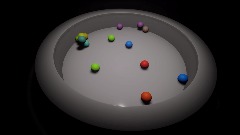 Colour mixing simulation
