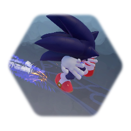 Dark blue Sonic