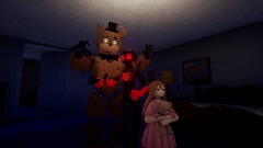 Devin.exe & Sally Williams in FNAF 4 Scene Showcase