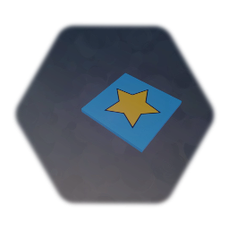 Flooring - Waxed - Simple Yellow Star