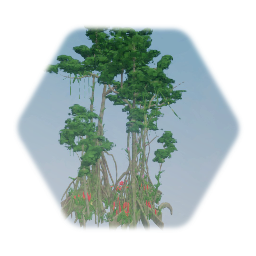 Background Jungle Tree Cluster