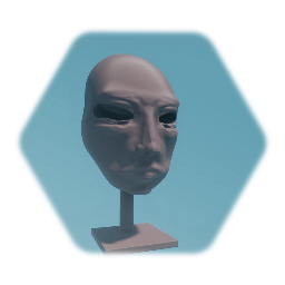 Tribalpunk Face Statue