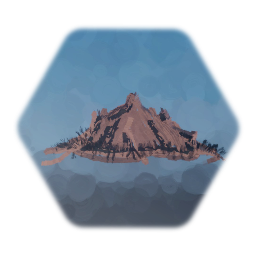 Background mountain(Painted)