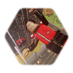 Lego minifig Captain SCARLET