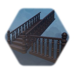 Victorian Wood Staircase