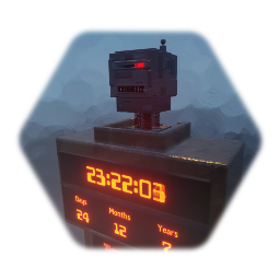Transforming Robot Death Clock Puppet