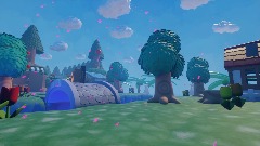 Fanmade Animal Crossing Town (Spring)