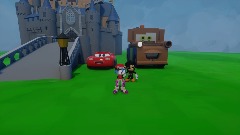 Evil Meets Mickey Mouse Lightning McQueen And Mater