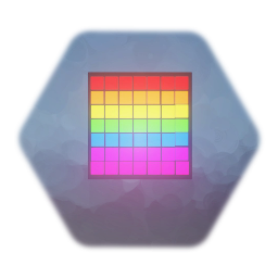 Light-O-Gram Template (7x7): Rainbow