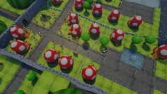 Toad town  Template - SUPER MARIO