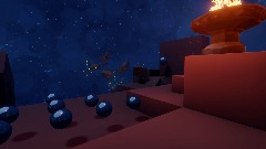 Fireflies At Night Scene 1