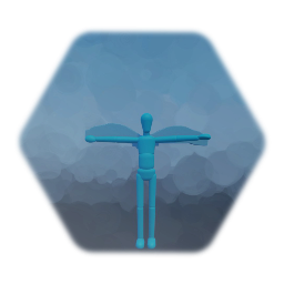 Flapari the flying puppet model