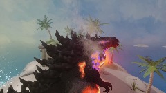 Godzilla Island simulator