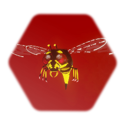 Wasp / Hornet Enemy Lightly Animated