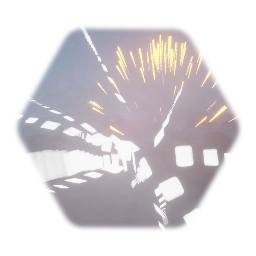 Sword impact on metal